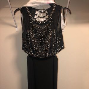 Black Two Piece Dress